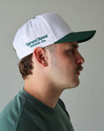The Hudson Hat: Pine Street Green/White