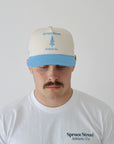 The Logan: Cream | Sky Blue