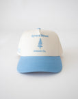 The Logan: Cream | Sky Blue