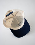 The Logan: Cream | Classic Navy