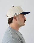The Logan: Cream | Classic Navy
