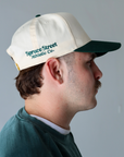 The Hudson Hat: Pine Street Green/Natural