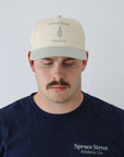 The Logan Hat: Cream | Stone Grey