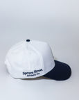 The Hudson: White | Classic Navy