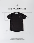 The Ace Training Tee | Black