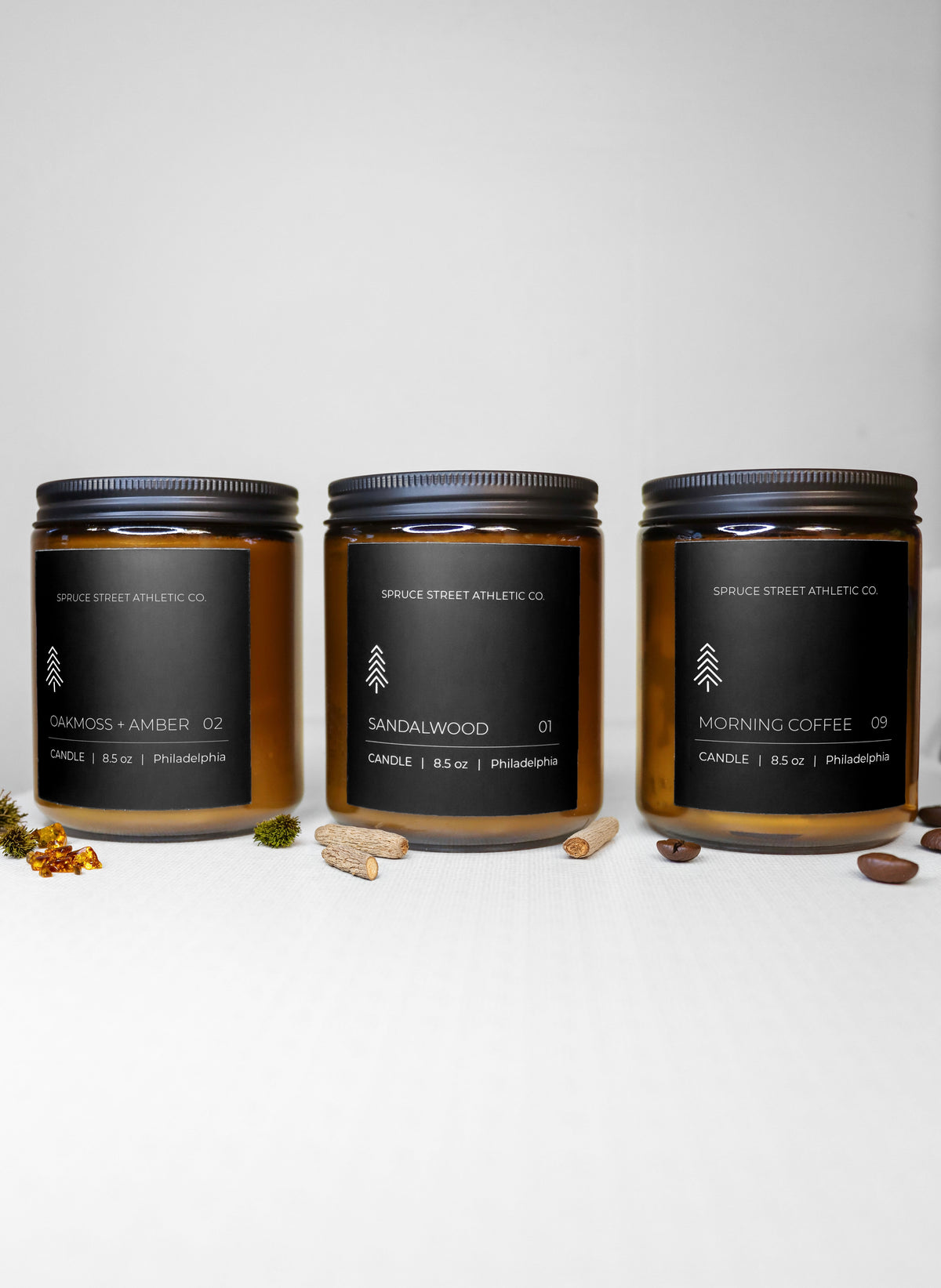 Spruce Street Candles: Fall Trio