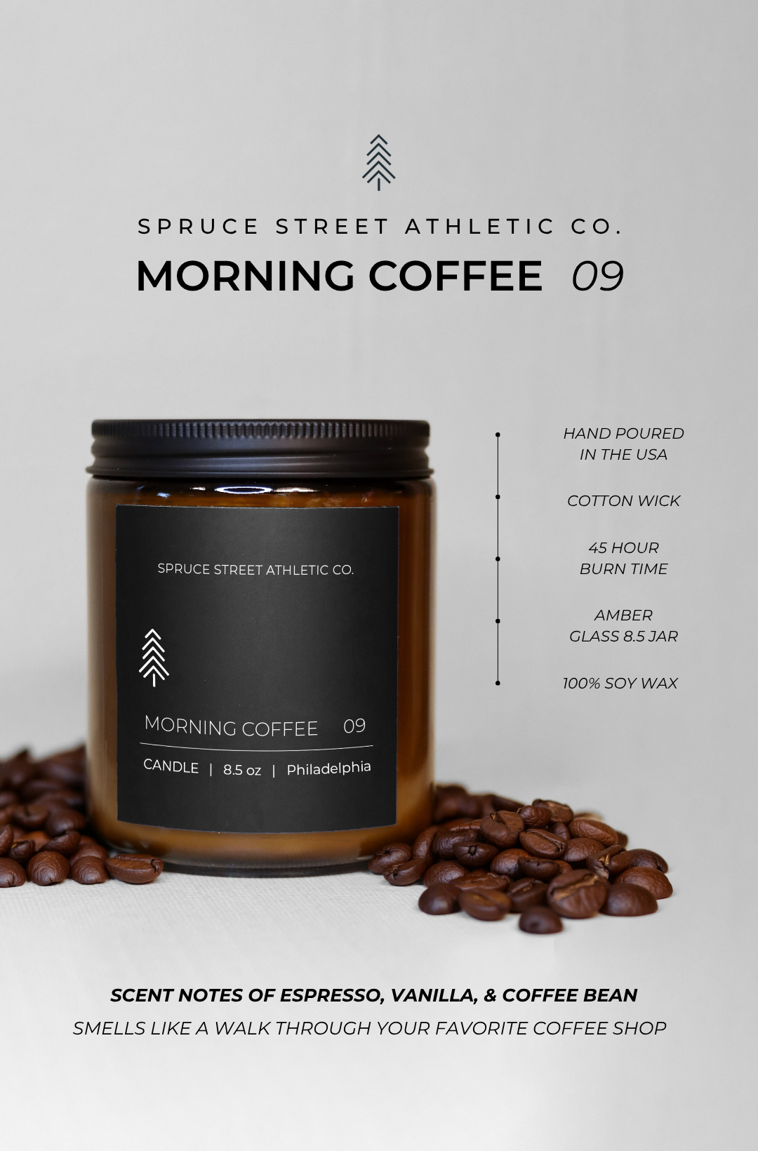Spruce Street Candle: Morning Coffee