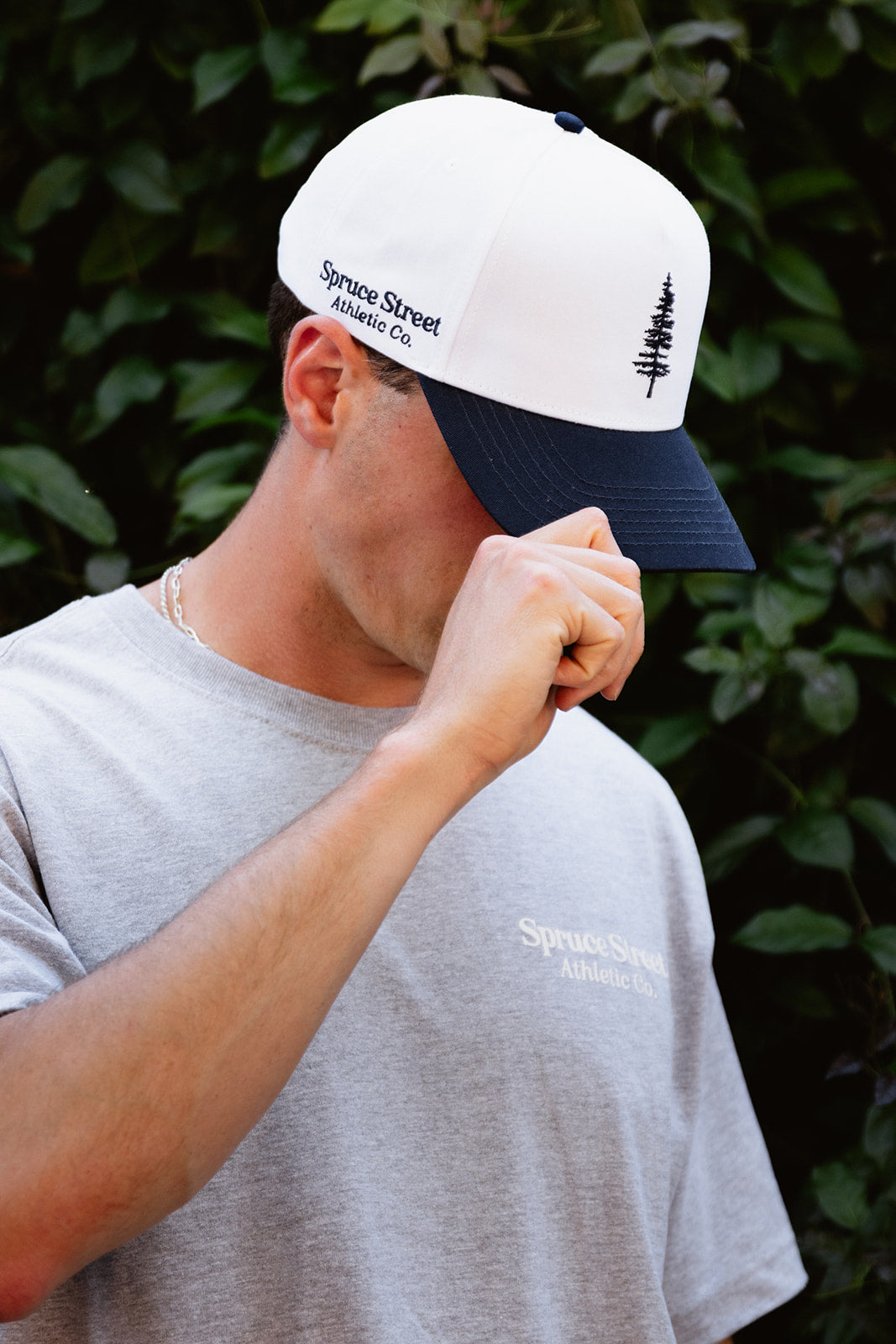 The Hudson: White | Classic Navy – Spruce Street Athletic Co.