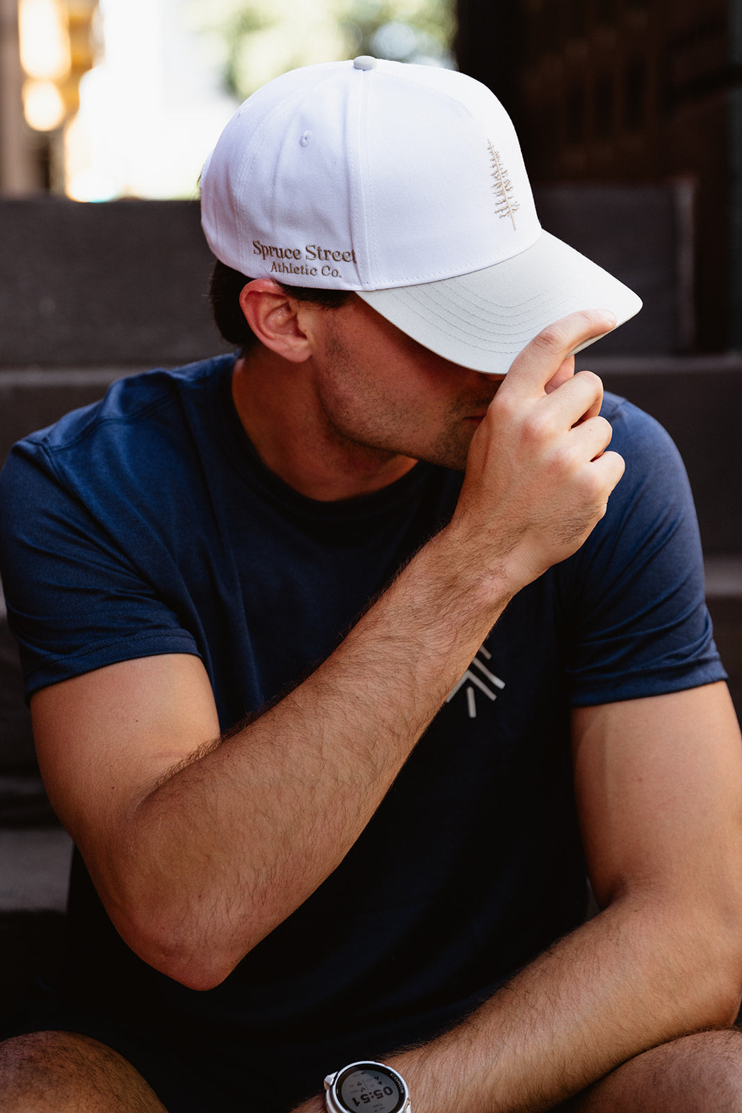 The Hudson: White | Stone Grey